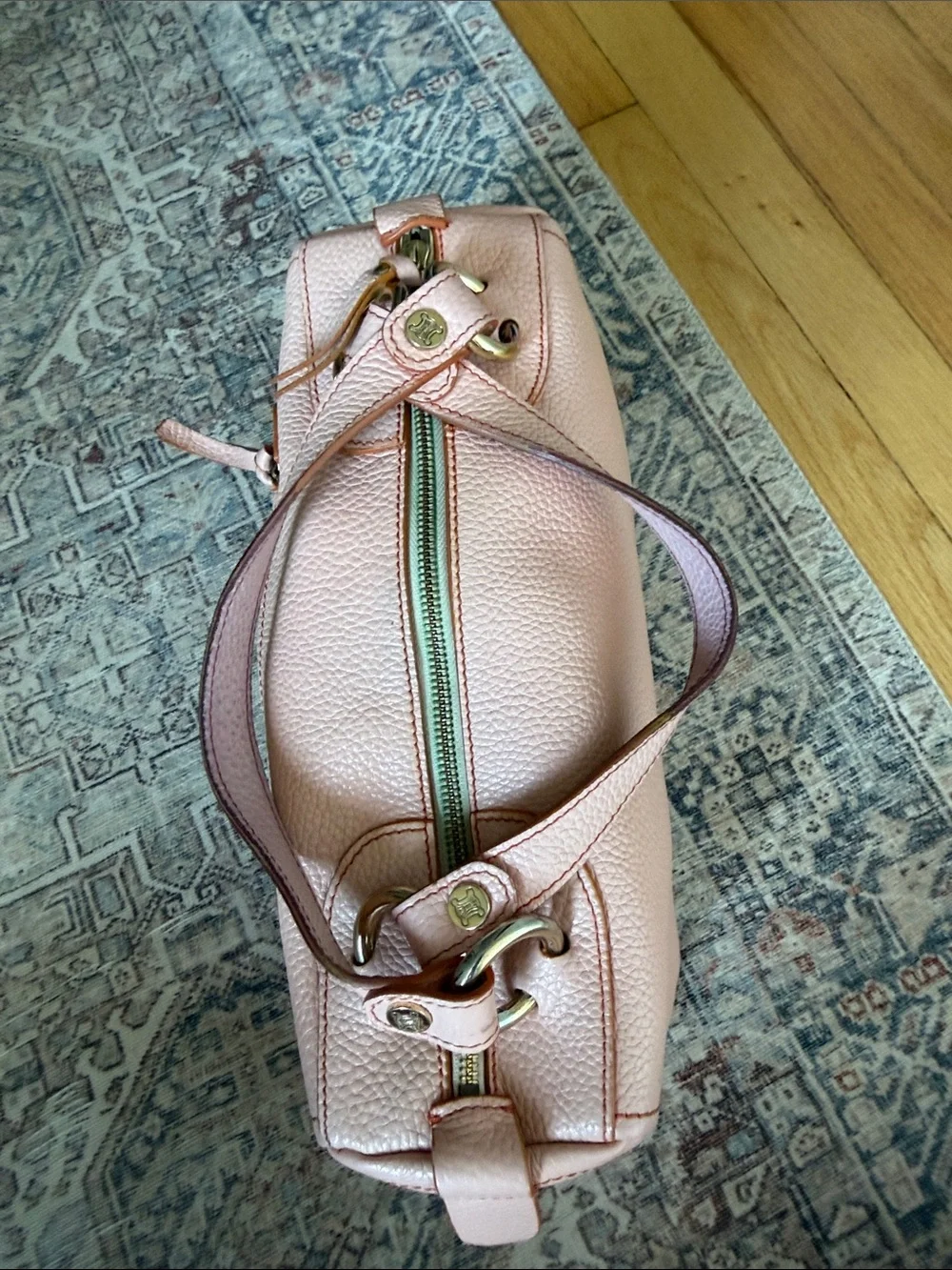 Celine Pink Leather Boogie Bag